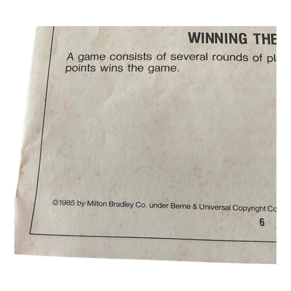 VINTAGE 1985 DEUCE Milton Bradley board game - Picture 9 of 9